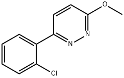 3-(2-chlorophenyl)-6-methoxypyridazine Structure