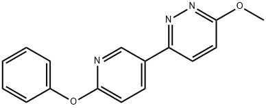 3-methoxy-6-(6-phenoxypyridin-3-yl)pyridazine Structure