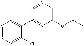 2-(2-chlorophenyl)-6-ethoxypyrazine Structure