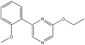 2-ethoxy-6-(2-methoxyphenyl)pyrazine Structure
