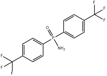 P,P-Bis(4-(trifluoroMethyl)phenyl)phosphinic aMide Struktur