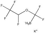potassium trifluoro((2,2,2-trifluoroethoxy)methyl)borate Struktur