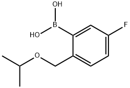 5-氟-2-(异丙氧基甲基)苯基硼酸 结构式
