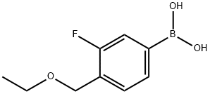4-(ethoxyMethyl)-3-fluorophenylboronic acid Structure