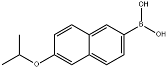 6-Isopropoxynaphthalene-2-boronic acid,1334221-34-9,结构式