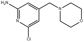 6-chloro-4-(MorpholinoMethyl)pyridin-2-aMine Structure