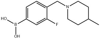 1334321-25-3 3-氟-4-((4-甲基哌啶-1-基)甲基)苯基硼酸