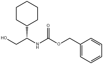 N-Cbz-L-2-aMino-2-cyclohexyl-ethanol Structure
