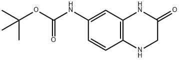 tert-butyl (3-oxo-1,2,3,4-tetrahydroquiNAxalin-6-yl)carbaMate 结构式