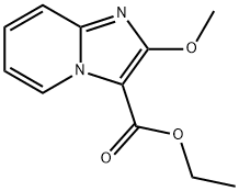 ethyl 2-MethoxyiMidazo[1,2-a]pyridine-3-carboxylate 化学構造式