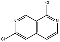 1,6-ジクロロ-2,7-ナフチリジン 化学構造式