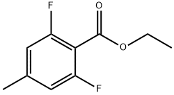2,6-二氟-4-甲基苯甲酸乙酯, 1337606-88-8, 结构式