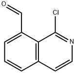 1-Chloroisoquinoline-8-carbaldehyde Structure