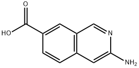 3-aMinoisoquinoline-7-carboxylic acid Structure