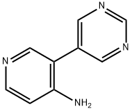 3-(嘧啶-5-基)吡啶-4-胺 结构式
