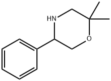 2,2-二甲基-5-苯基吗啉,1339408-06-8,结构式