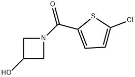 (5-Chloro-2-thienyl)(3-hydroxy-1-azetidinyl)Methanone Structure