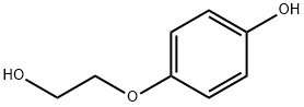 4-(2-ヒドロキシエトキシ)フェノール 化学構造式