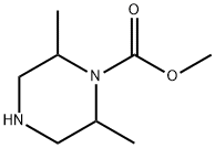 Methyl 2,6-diMethylpiperazine-1-carboxylate Structure