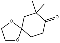 7,7-diMethyl-1,4-dioxaspiro[4.5]decan-8-one 结构式