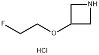 3-(2-fluoroethoxy)azetidine hydrochloride Structure