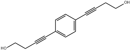 4,4'-(1,4-phenylene)dibut-3-yn-1-ol Structure