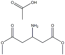 DiMethyl 3-aMinopentanedioate acetate Structure