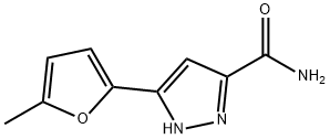 3-(5-Methylfuran-2-yl)-1H-pyrazole-5-carboxamide Structure