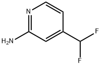 4-(二氟甲基)吡啶-2-胺,1346536-47-7,结构式