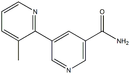 3-Methyl-2,3'-bipyridine-5'-carboxaMide Structure