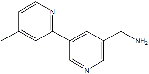 (4-Methyl-[2,3'-bipyridin]-5'-yl)MethanaMine 结构式