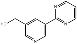 (5-(嘧啶-2-基)吡啶-3-基)甲醇 结构式