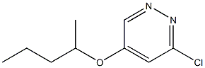 3-chloro-5-(pentan-2-yloxy)pyridazine Structure