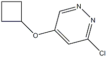 3-chloro-5-cyclobutoxypyridazine Structure