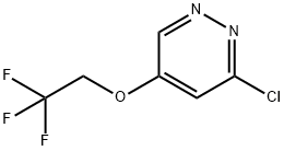 3-chloro-5-(2,2,2-trifluoroethoxy)pyridazine, 1346691-33-5, 结构式