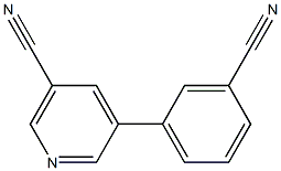 5-(3-Cyanophenyl)nicotinonitrile Struktur