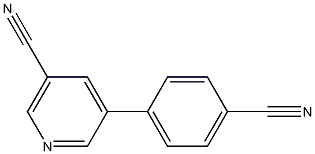 5-(4-Cyanophenyl)nicotinonitrile Structure