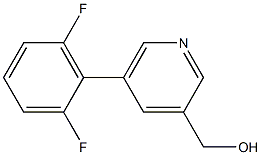 (5-(2,6-difluorophenyl)pyridin-3-yl)methanol Structure