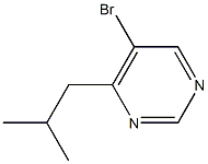 5-溴-4-异丁基嘧啶 结构式