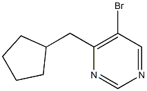 5-bromo-4-(cyclopentylmethyl)pyrimidine Struktur