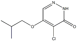 4-氯-5-异丁氧基哒嗪-3(2H)-酮,1346697-46-8,结构式