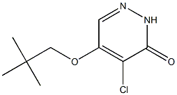 4-chloro-5-(neopentyloxy)pyridazin-3(2H)-one 化学構造式