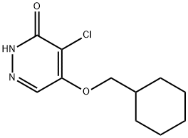 4-chloro-5-(cyclohexylmethoxy)pyridazin-3(2H)-one Struktur