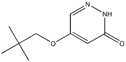 5-(新戊氧基)哒嗪-3(2H)-酮, 1346697-79-7, 结构式