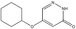 5-(cyclohexyloxy)pyridazin-3(2H)-one Structure