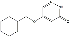 5-(cyclohexylmethoxy)pyridazin-3(2H)-one Struktur