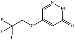 5-(2,2,2-三氟乙氧基)哒嗪-3(2H)-酮 结构式