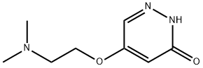 5-(2-(二甲基氨基)乙氧基)哒嗪-3(2H)-酮, 1346697-97-9, 结构式