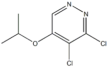 3,4-dichloro-5-isopropoxypyridazine Structure