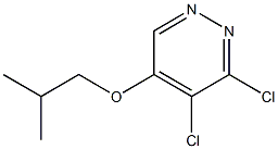 3,4-dichloro-5-isobutoxypyridazine Structure